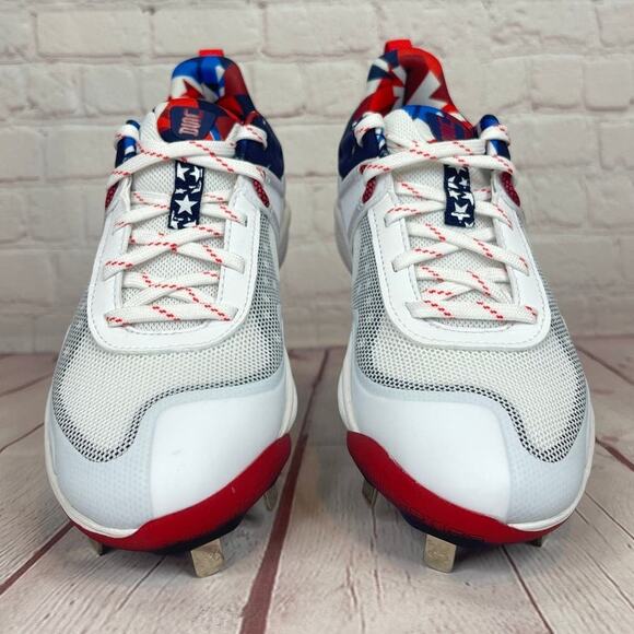 Under Armour Glyde MT 'USA' Softball Metal Cleats Women's Size 6 (3026010 100) - Picture 5 of 10